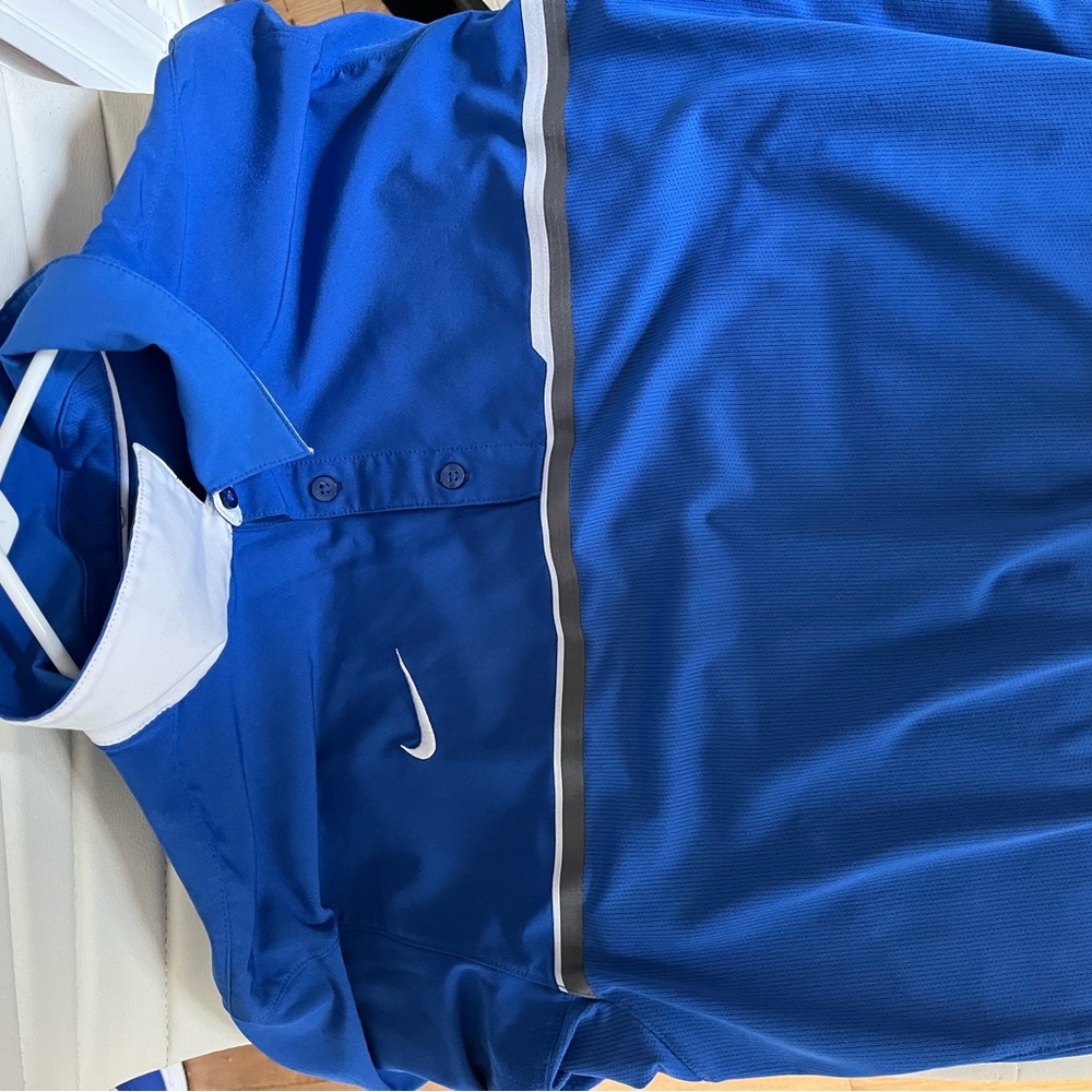 Nike Dri-FIT Blue Polo Shirt